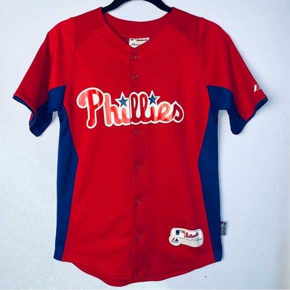 Majestic Other - Authentic Phillies Baseball Jersey